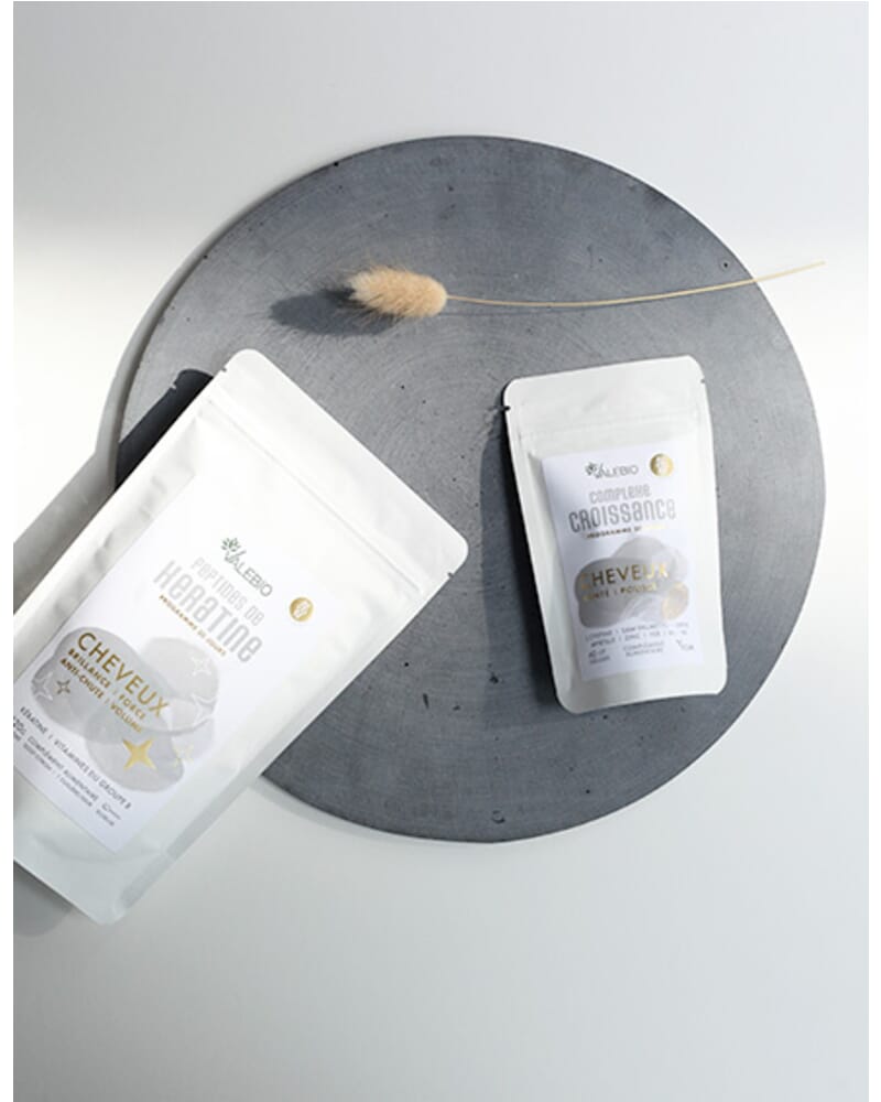 Sachets de kératine et de complexe croissance Valebio Sachets de kératine et de complexe croissance Valebio