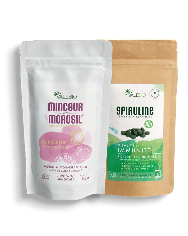 Pack Spiruline + Minceur avec Morosil