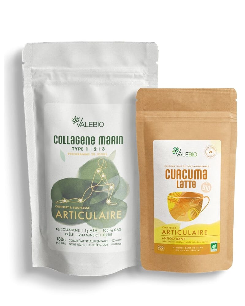 Pack Curcuma + Collagène - Cure Souplesse Articulaire