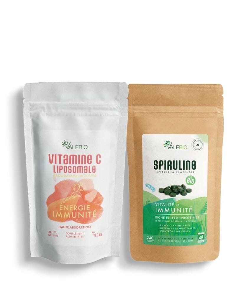 Pack Spiruline + Vitamine C - Cure Immunité