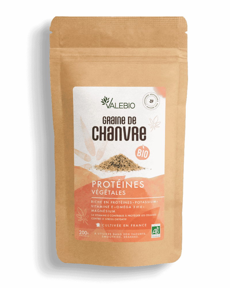 Graine de Chanvre Décortiquée Bio